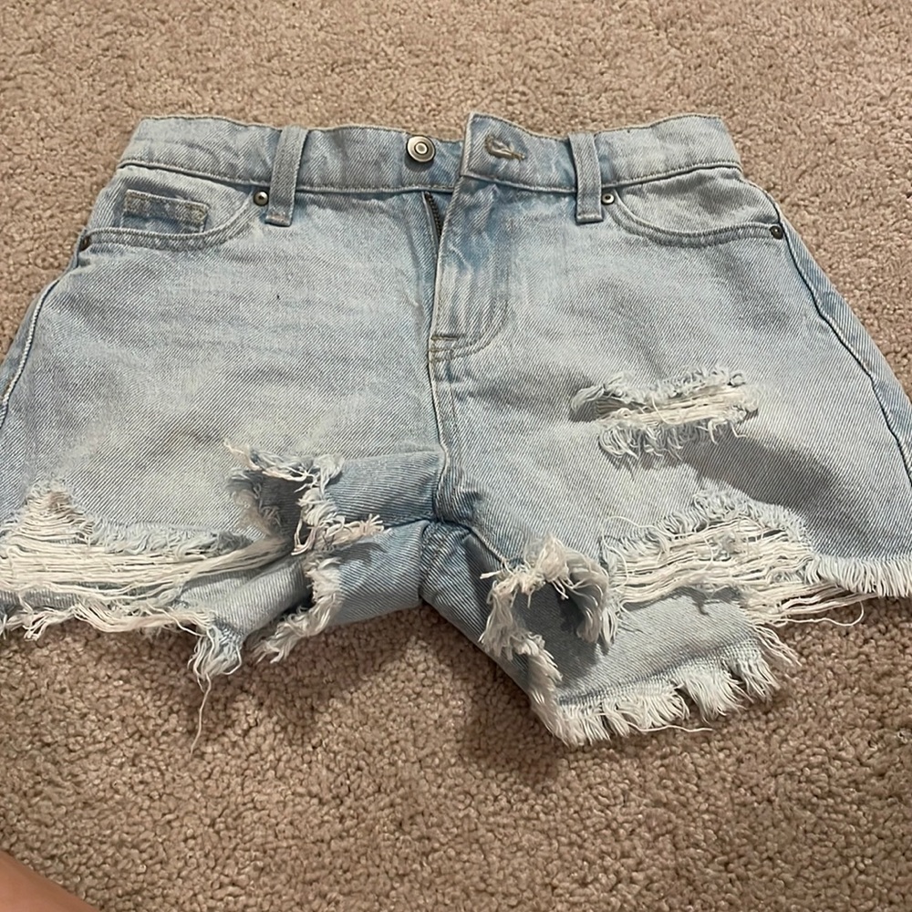 Ripped Jean shorts